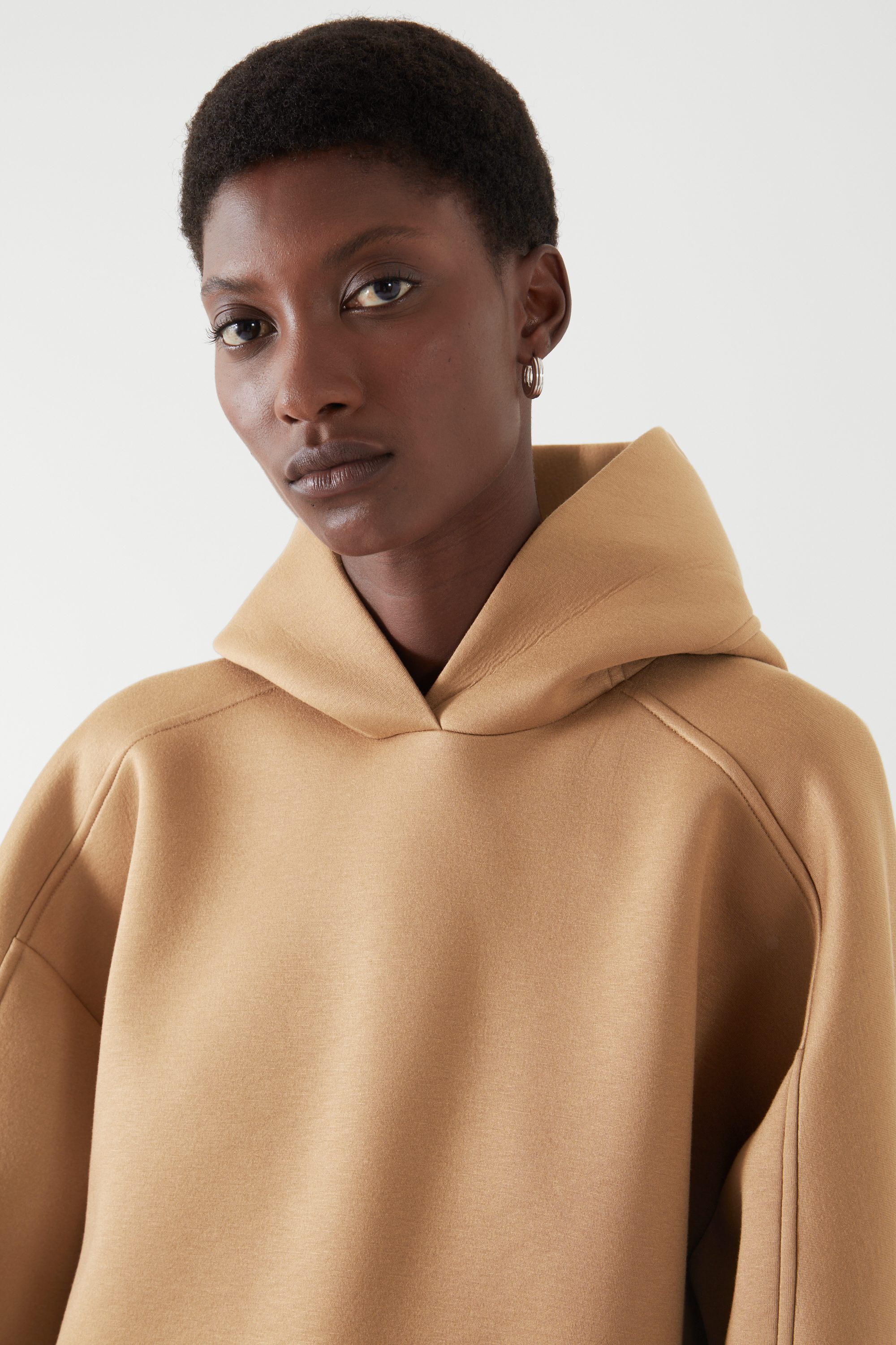 cos hooded sweatshirt dress