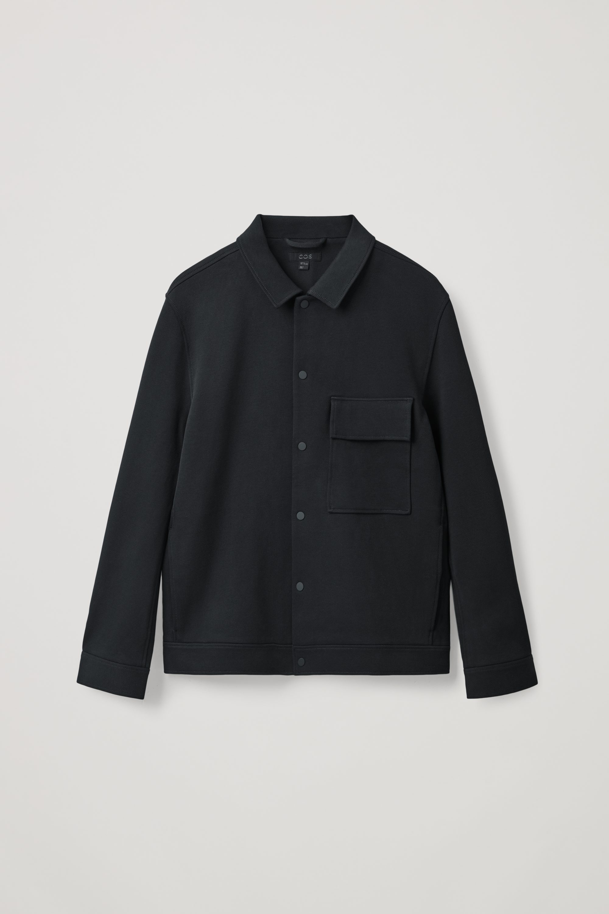 cos cotton twill shirt jacket