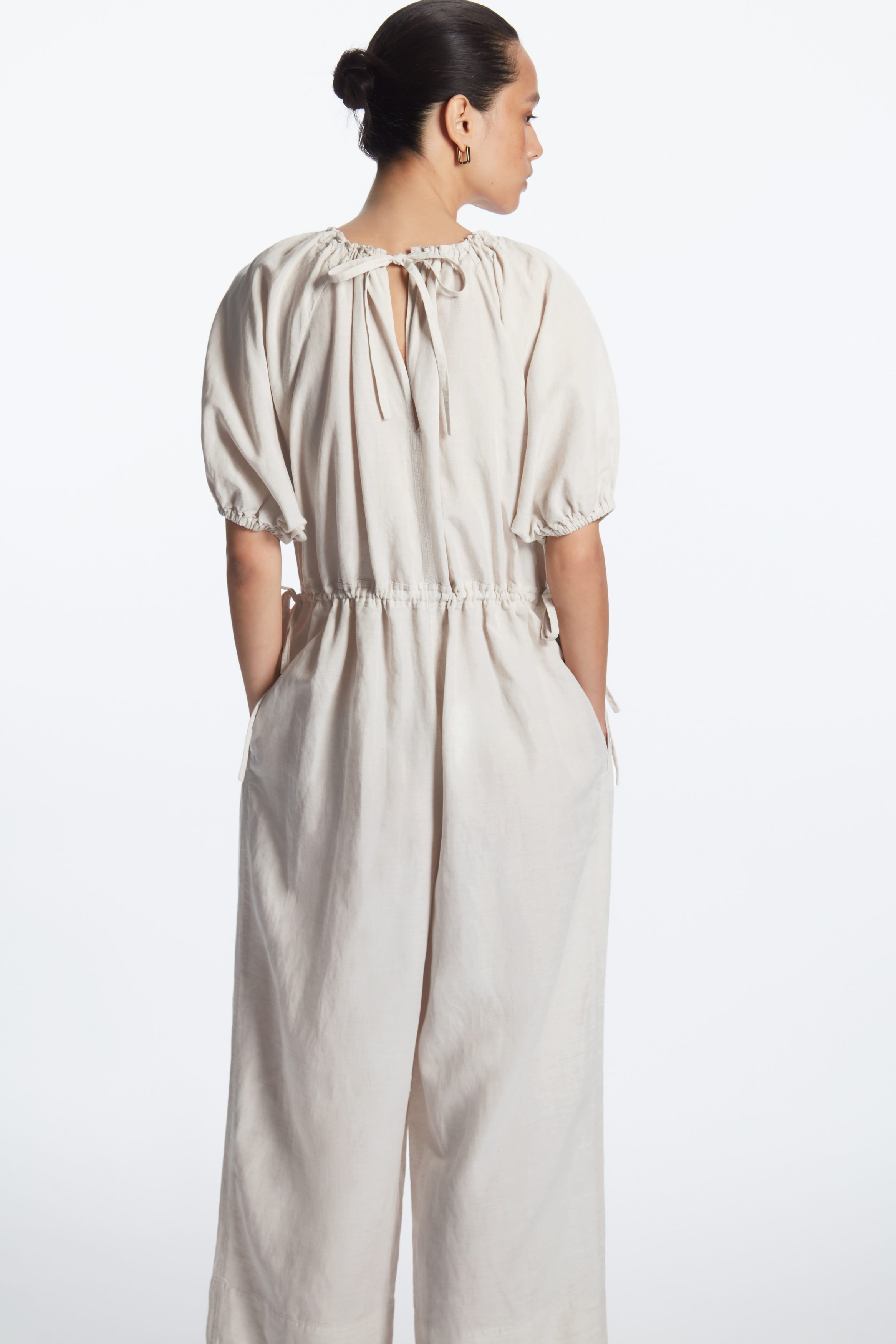 cos short sleeve jumpsuit