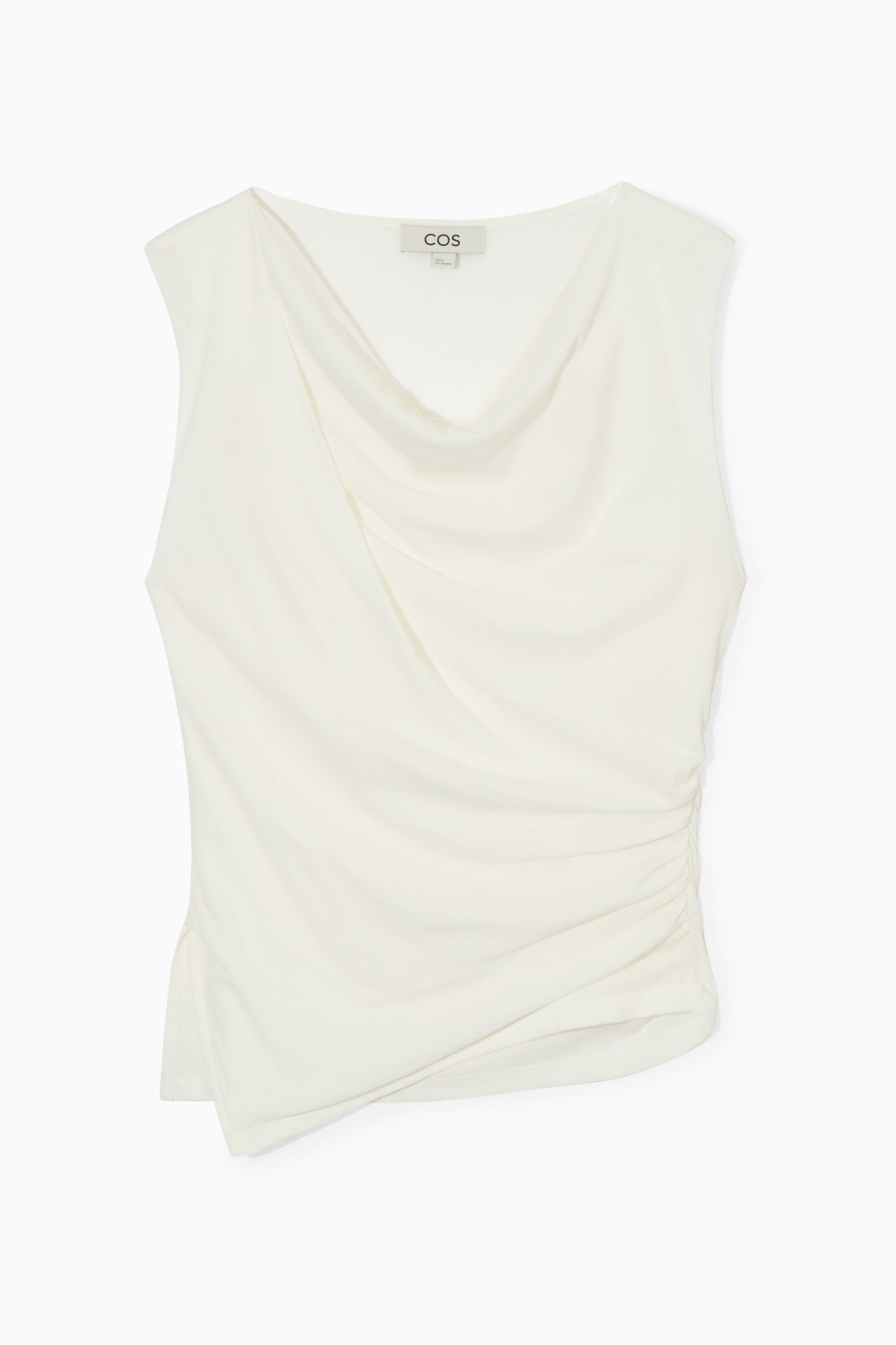 Draped Sleeveless Top